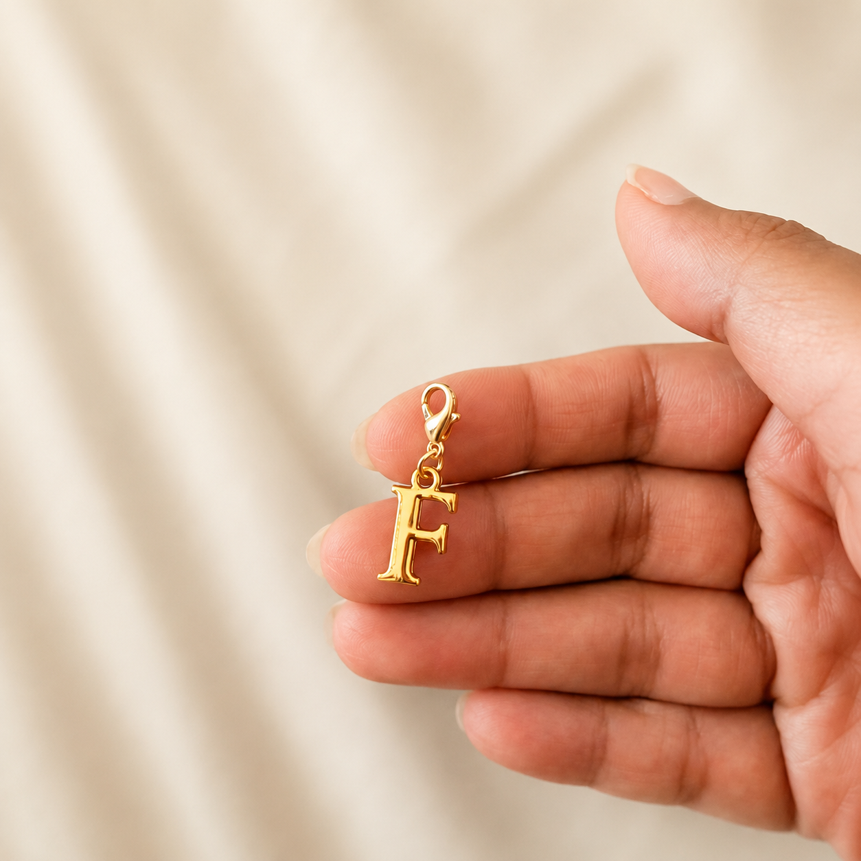 F Initial Charm - Gold Standard