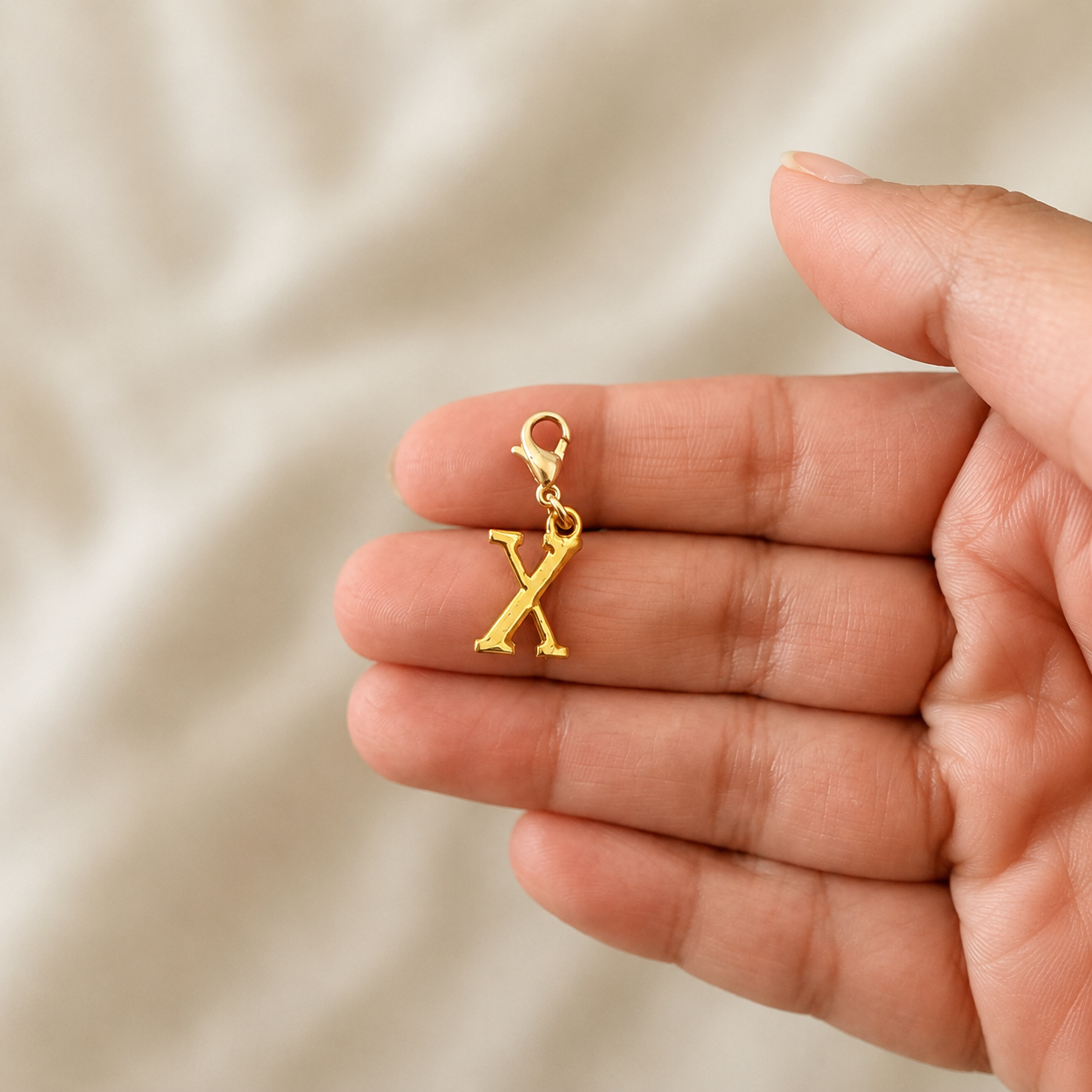 X Initial Charm - Gold Standard