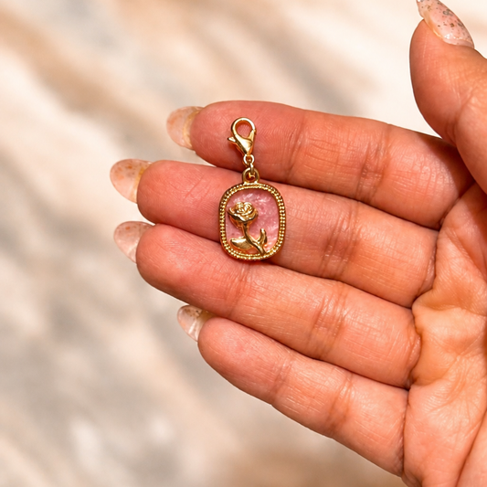 Blush Rose Charm