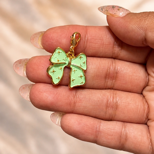 Cosmic Bow Charm (Mint Green)