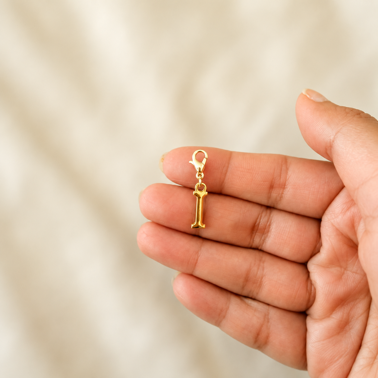 I Initial Charm - Gold Standard