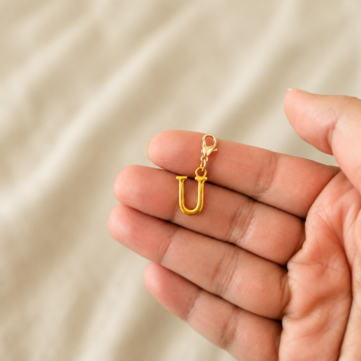 U Initial Charm - Gold Standard