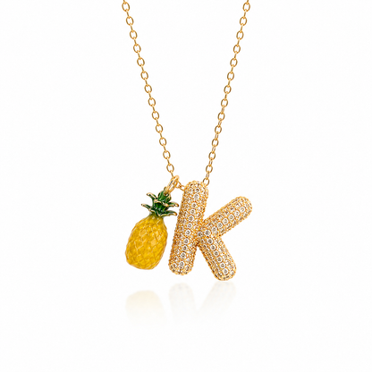 Name Drop - Bubble Duo Necklace