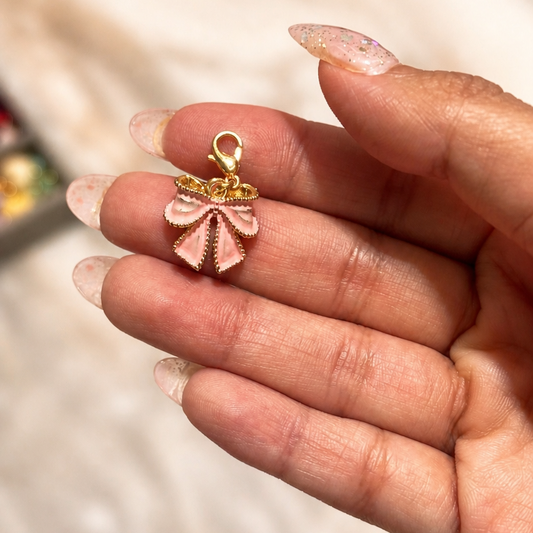 Coquette Bow Charm - Red