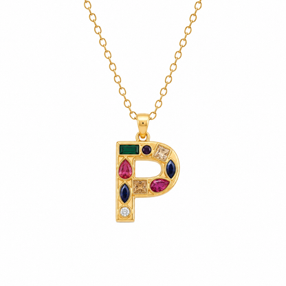 Name Drop - Jeweled Up Necklace