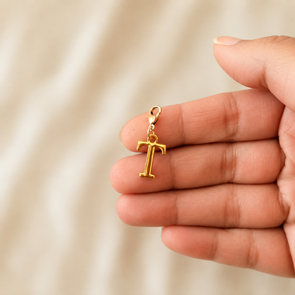 T Initial Charm - Gold Standard
