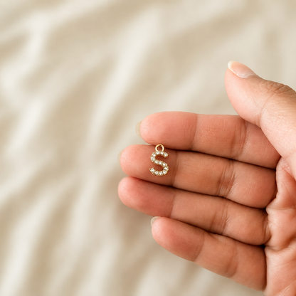 S Initial Charm - Sparkle