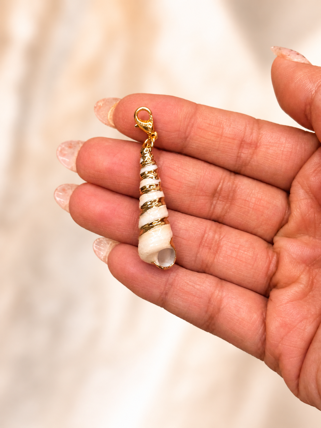 Spiral Shell Charm