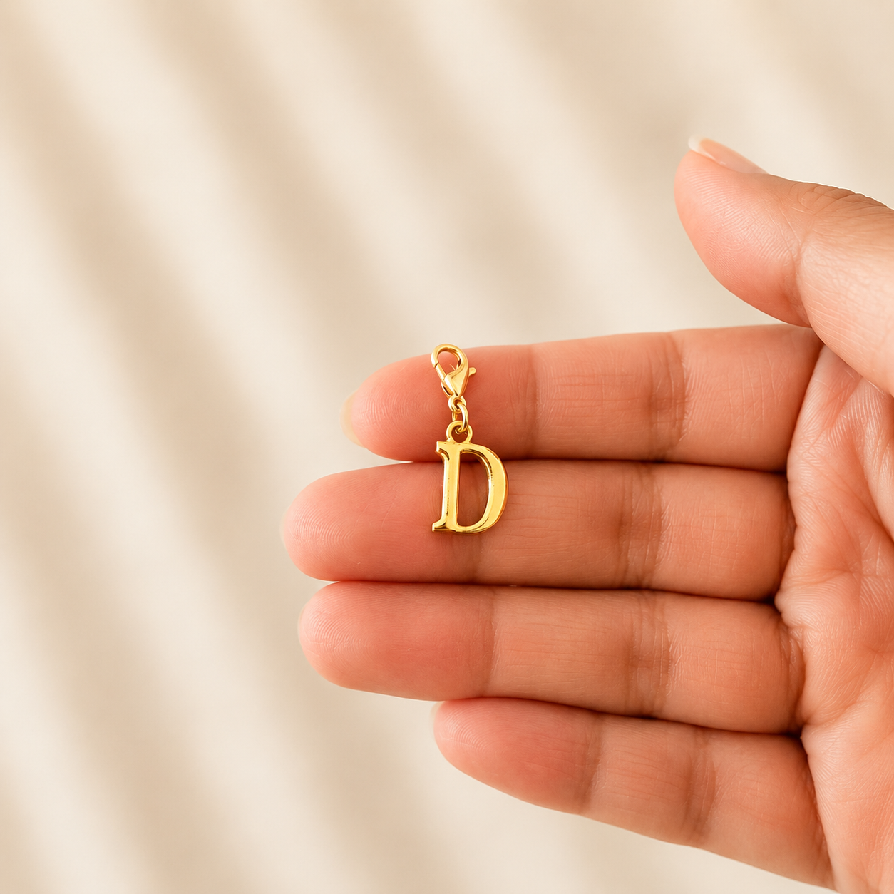 D Initial Charm - Gold Standard