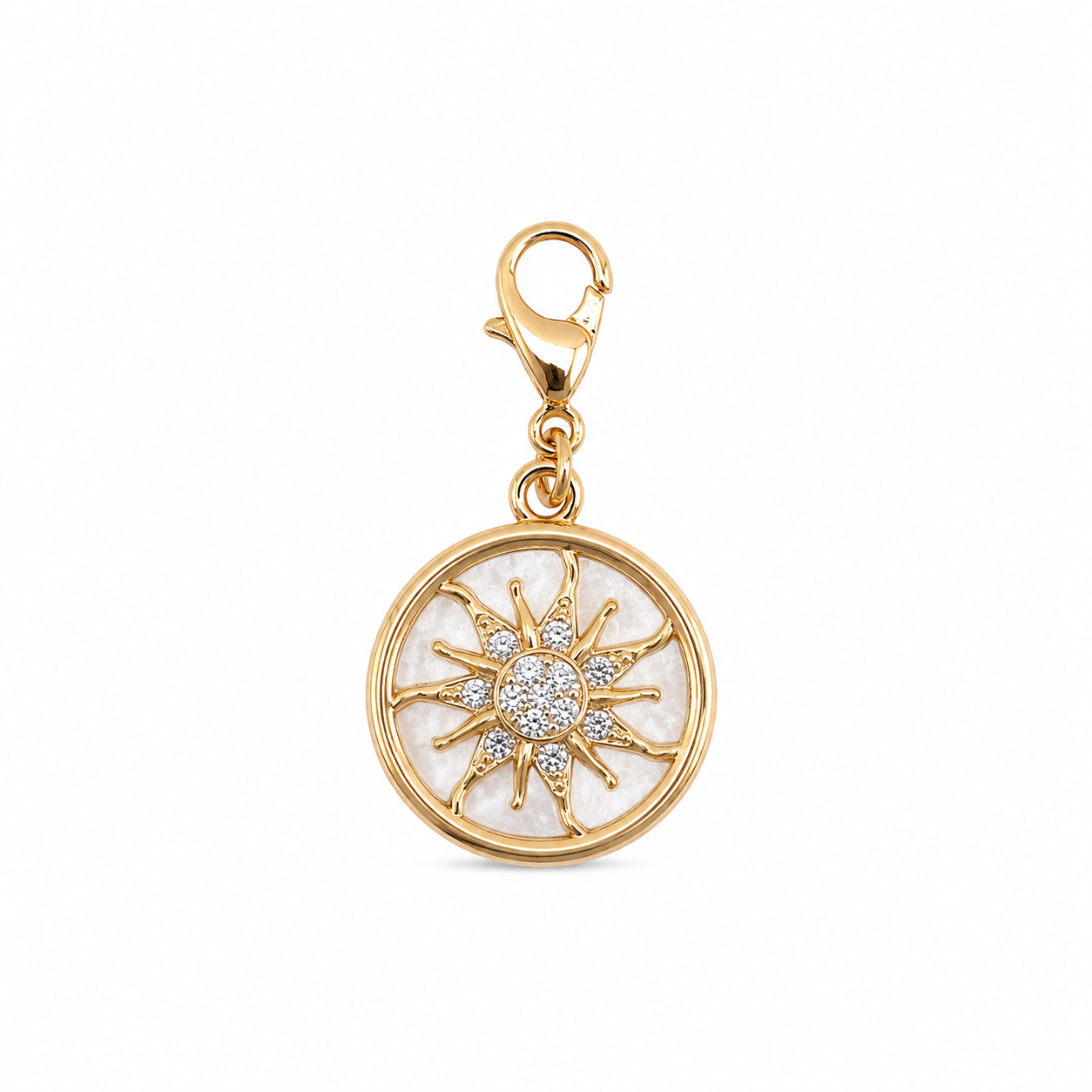 Sun Medallion Charm