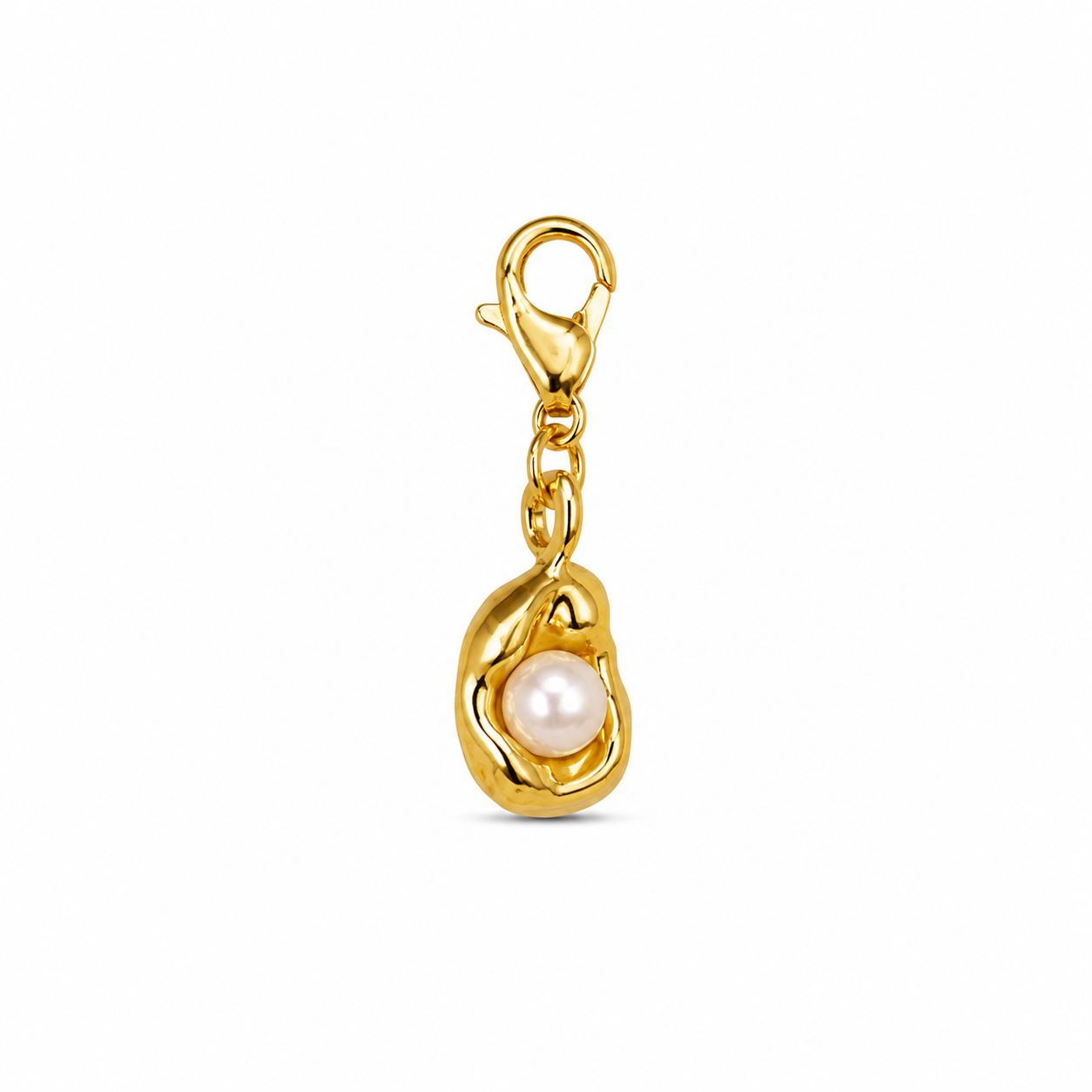 Found Pearl Charm