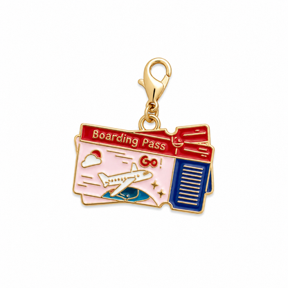 Boarding-Pass Charm