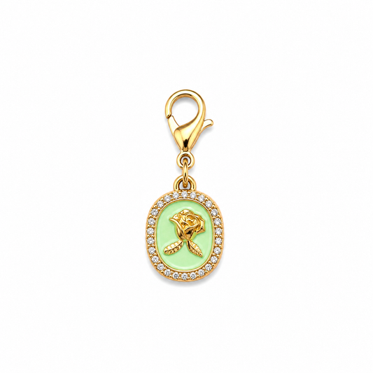 Vintage Rose Charm