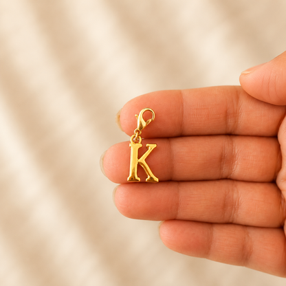 K Initial Charm - Gold Standard