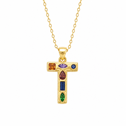 Name Drop - Jeweled Up Necklace