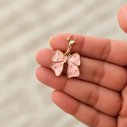 Cosmic Bow Charm (Pink)