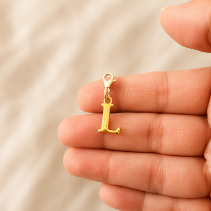 L Initial Charm - Gold Standard