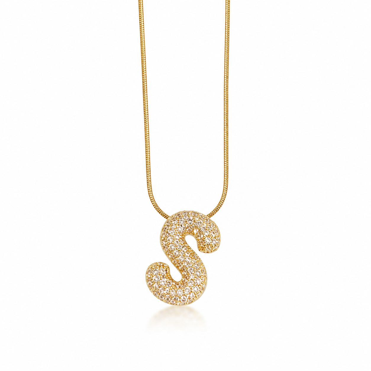 Name Drop - Bubble Necklace
