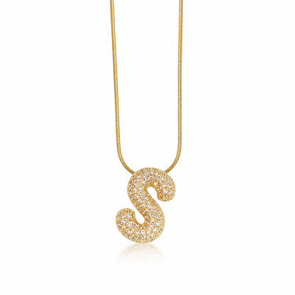 Name Drop - Bubble Necklace