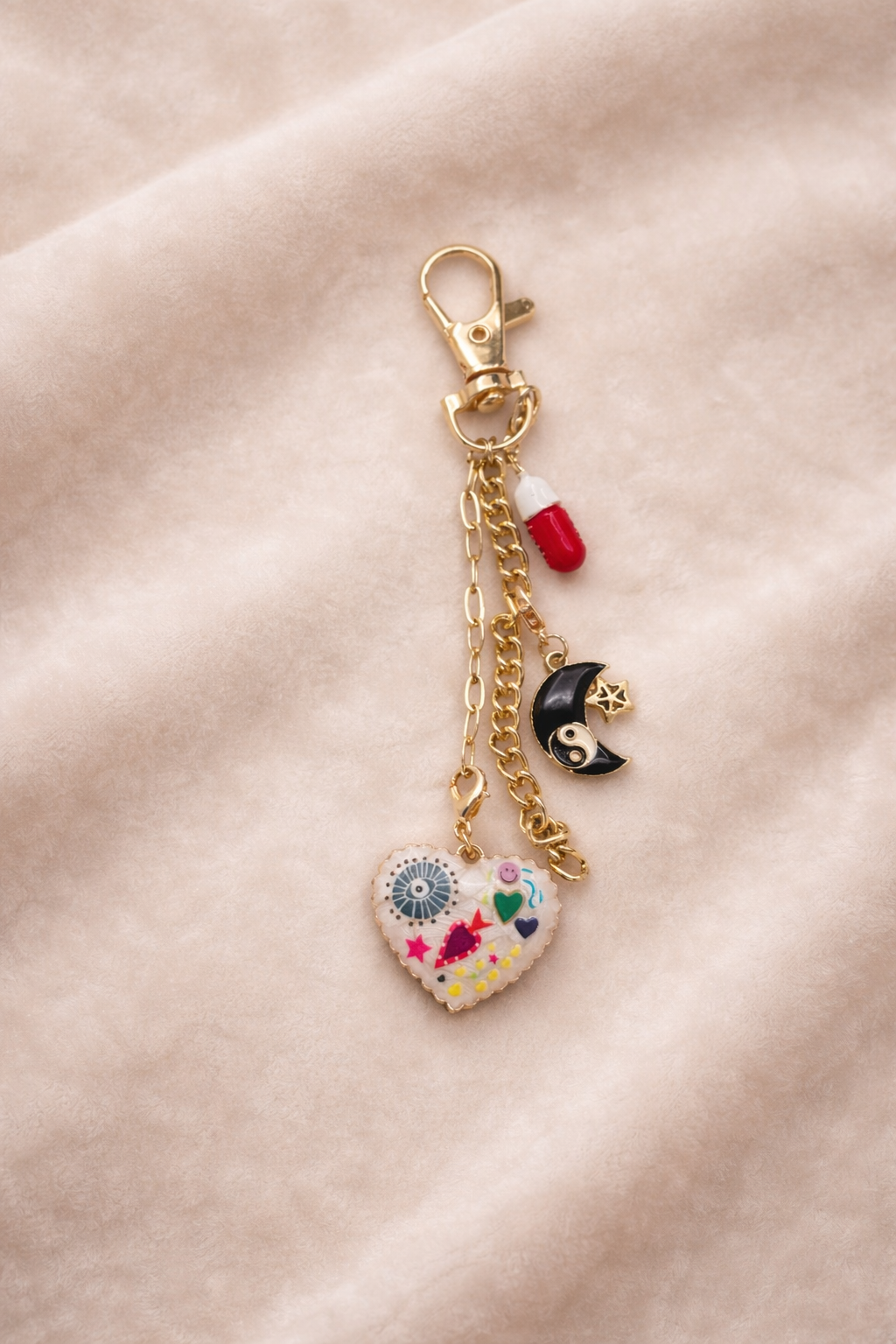 Side Drop Bag Charm Chain