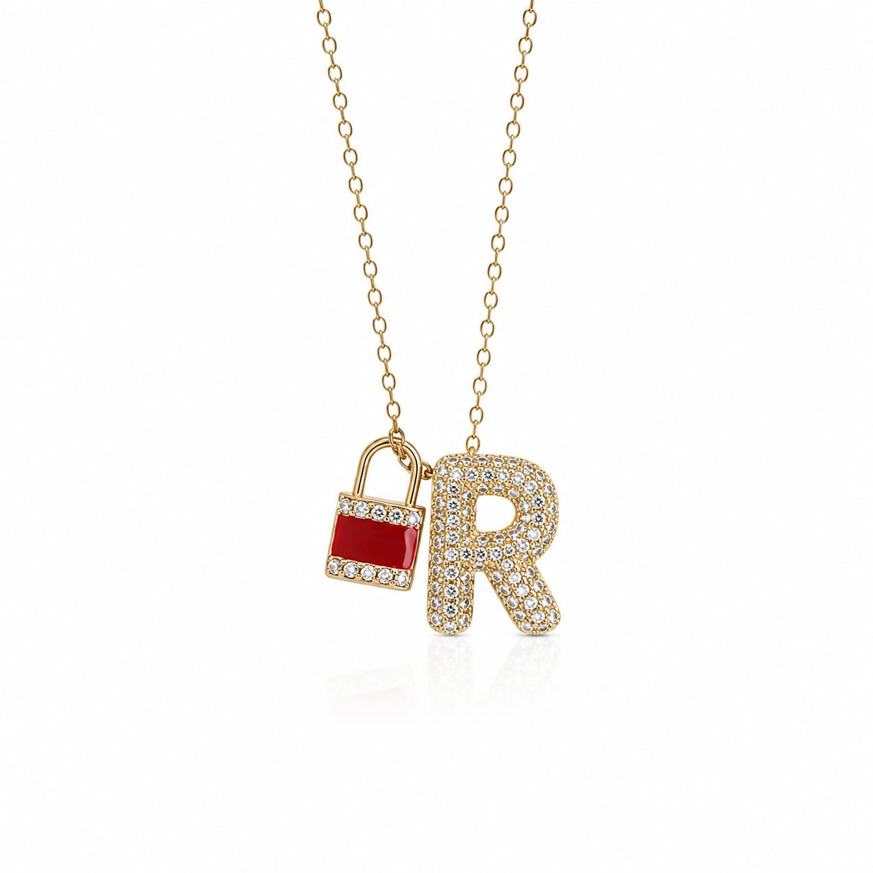 Name Drop - Bubble Duo Necklace