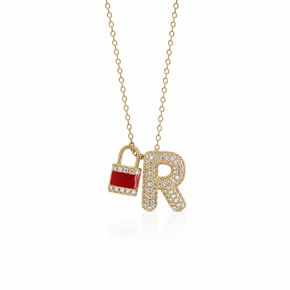 Name Drop - Bubble Duo Necklace