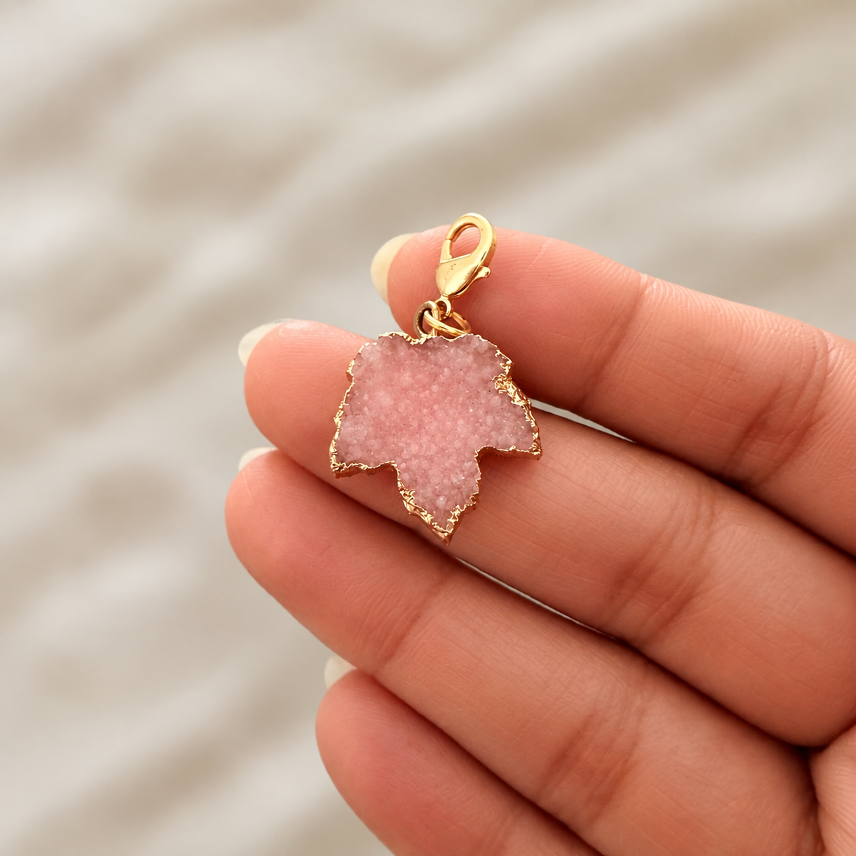 New Leaf Charm (Blush)