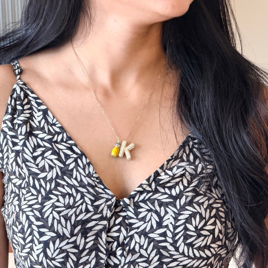 Name Drop - Bubble Necklace