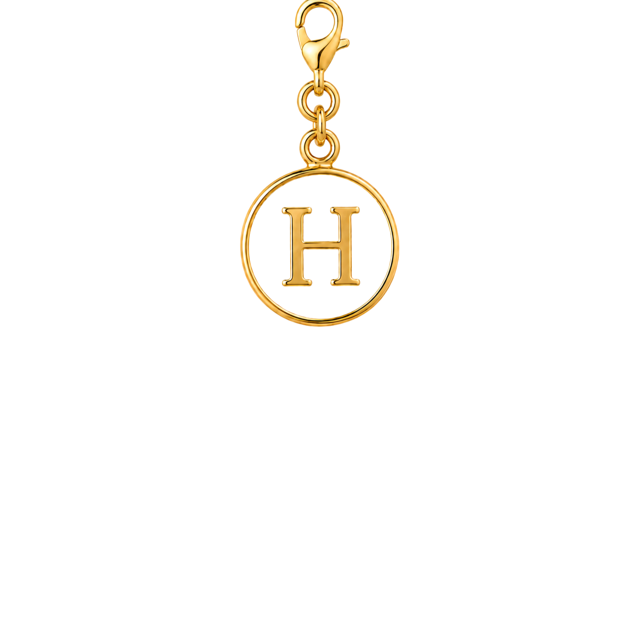 H Initial Charm - Candy Coat