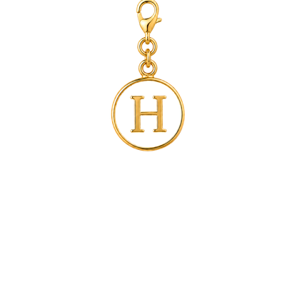 H Initial Charm - Candy Coat