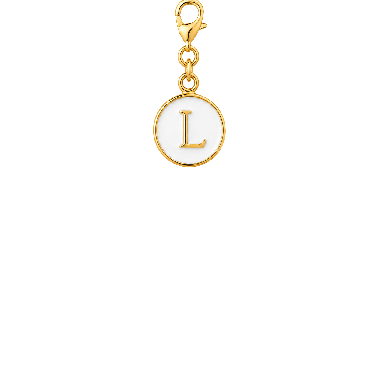 L Initial Charm - Candy Coat