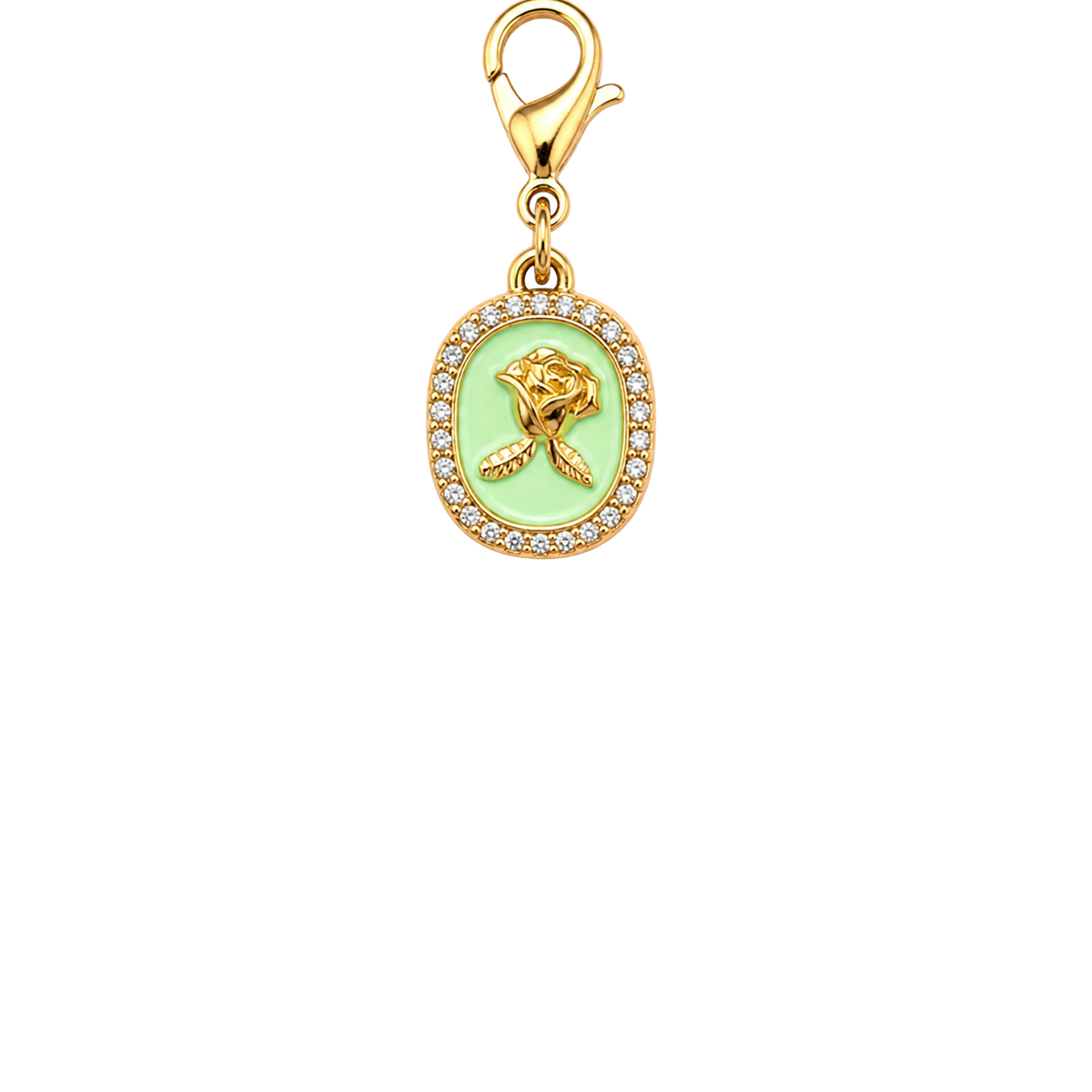 Vintage Rose Charm
