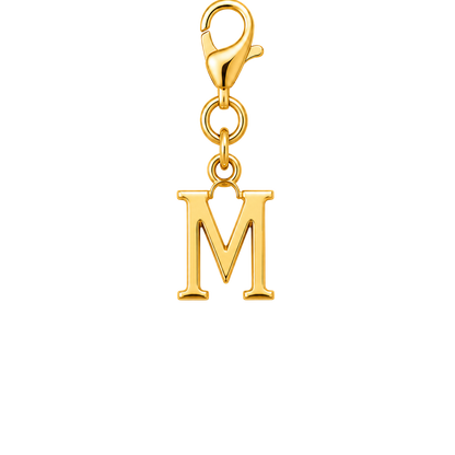 M Initial Charm - Gold Standard