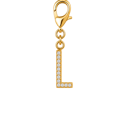 L Initial Charm - Sparkle