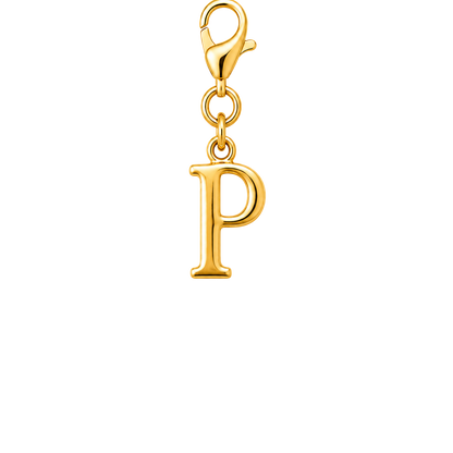 P Initial Charm - Gold Standard