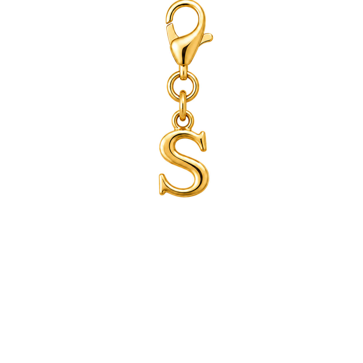 S Initial Charm - Gold Standard