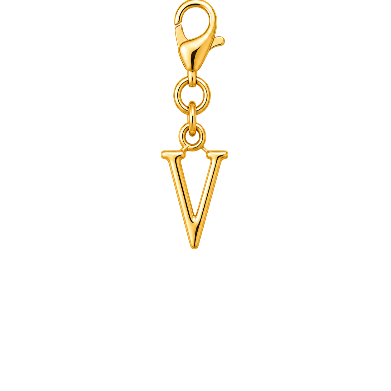 V Initial Charm - Gold Standard