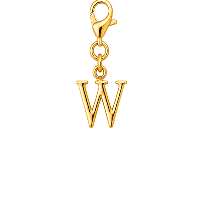 W Initial Charm - Gold Standard