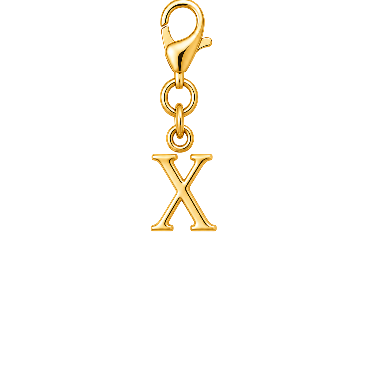 X Initial Charm - Gold Standard