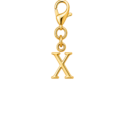 X Initial Charm - Gold Standard