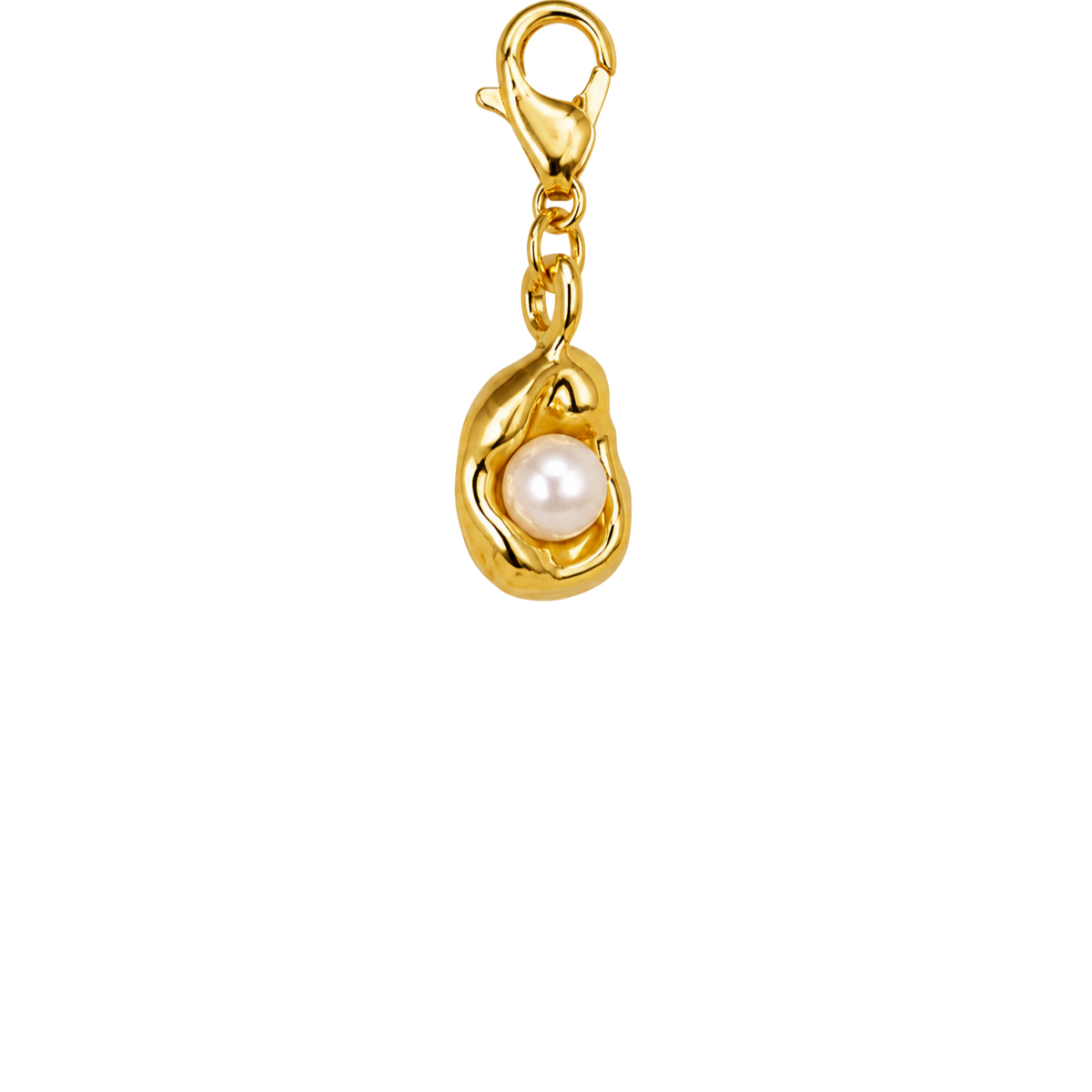 Found Pearl Charm