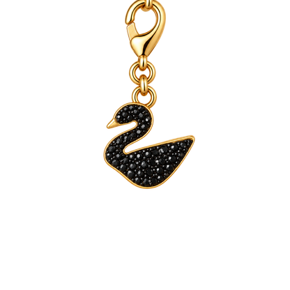Swan Song Charm (Black)