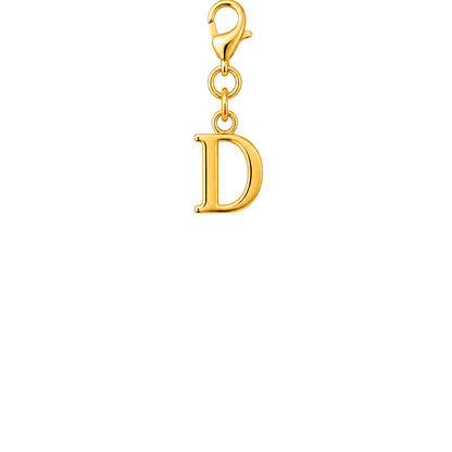 D Initial Charm - Gold Standard