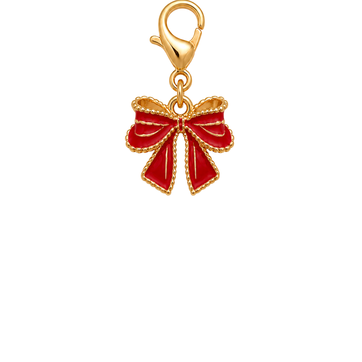 Coquette Bow Charm - Red