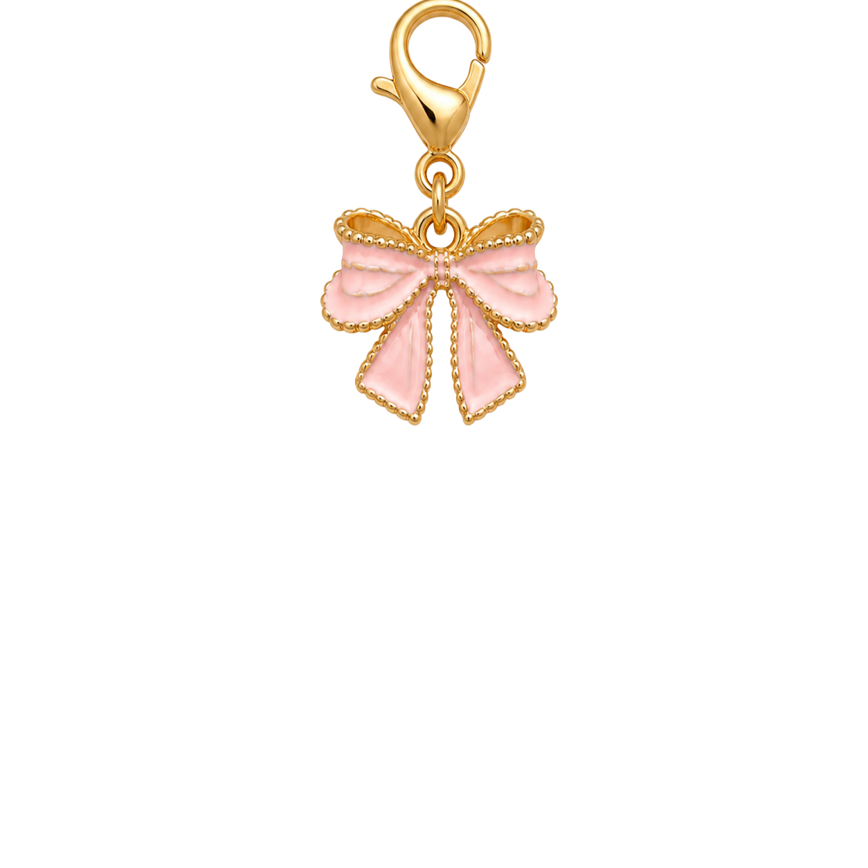 Coquette Bow Charm - Pink