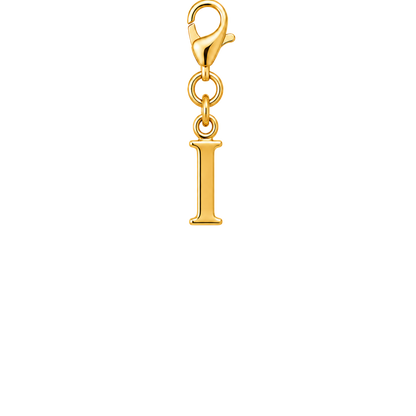 I Initial Charm - Gold Standard